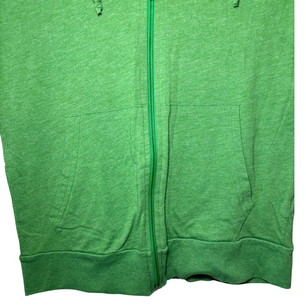 Chive Hoodies Green Heather Ostrich Wreath Full Zip Hoodie Sweatshirt Small - Picture 4 of 9